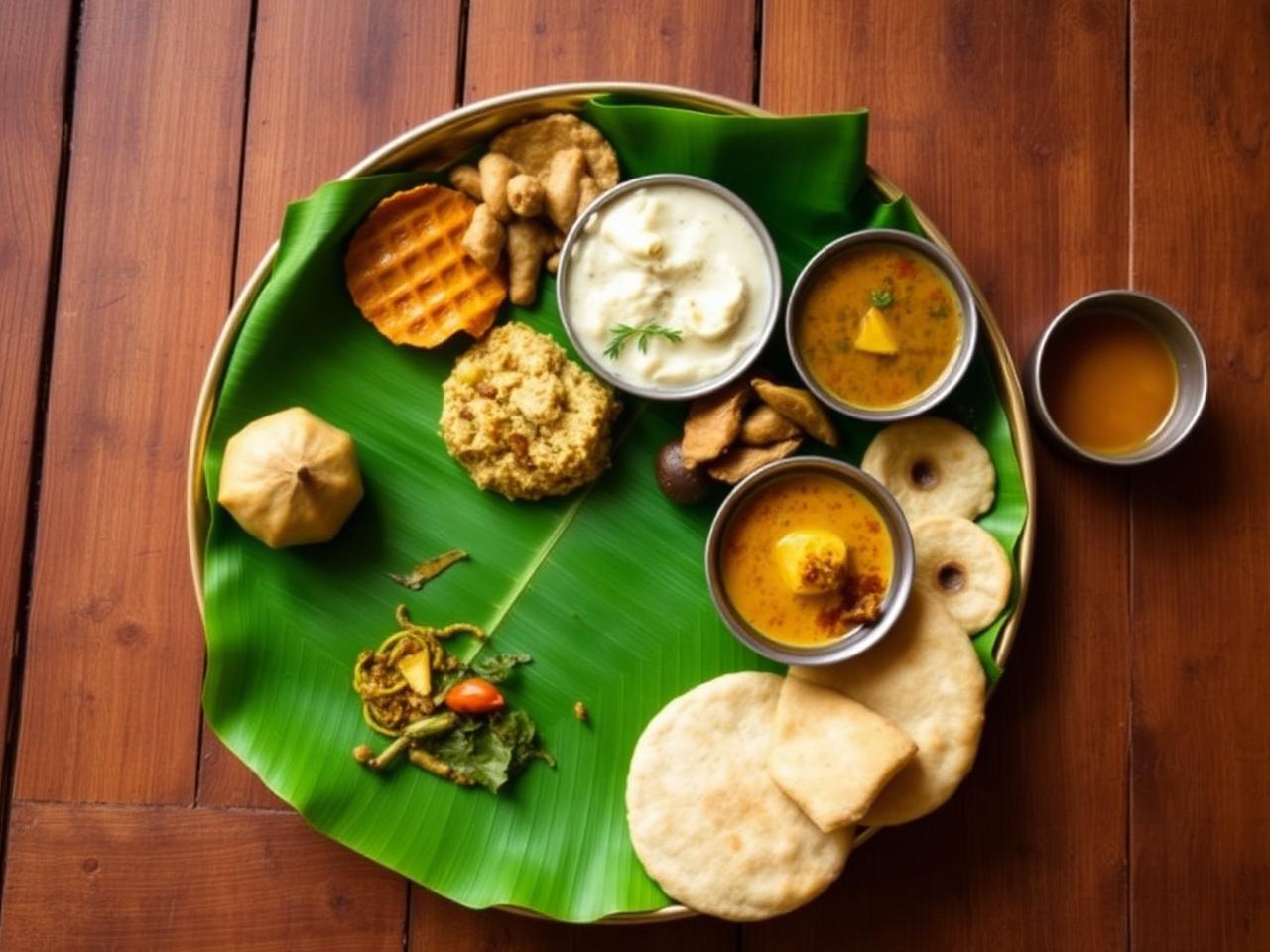 Kokani veg thali